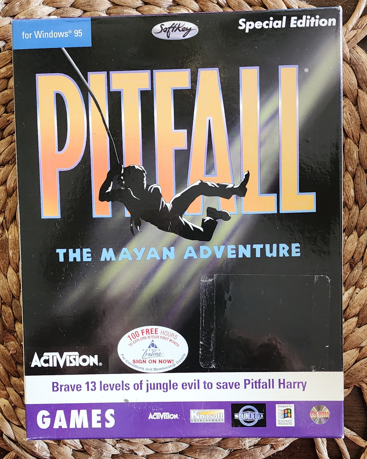 Pitfall The Mayan Adventure (1995) PC Big Box NEW Factory Sealed Bestseller