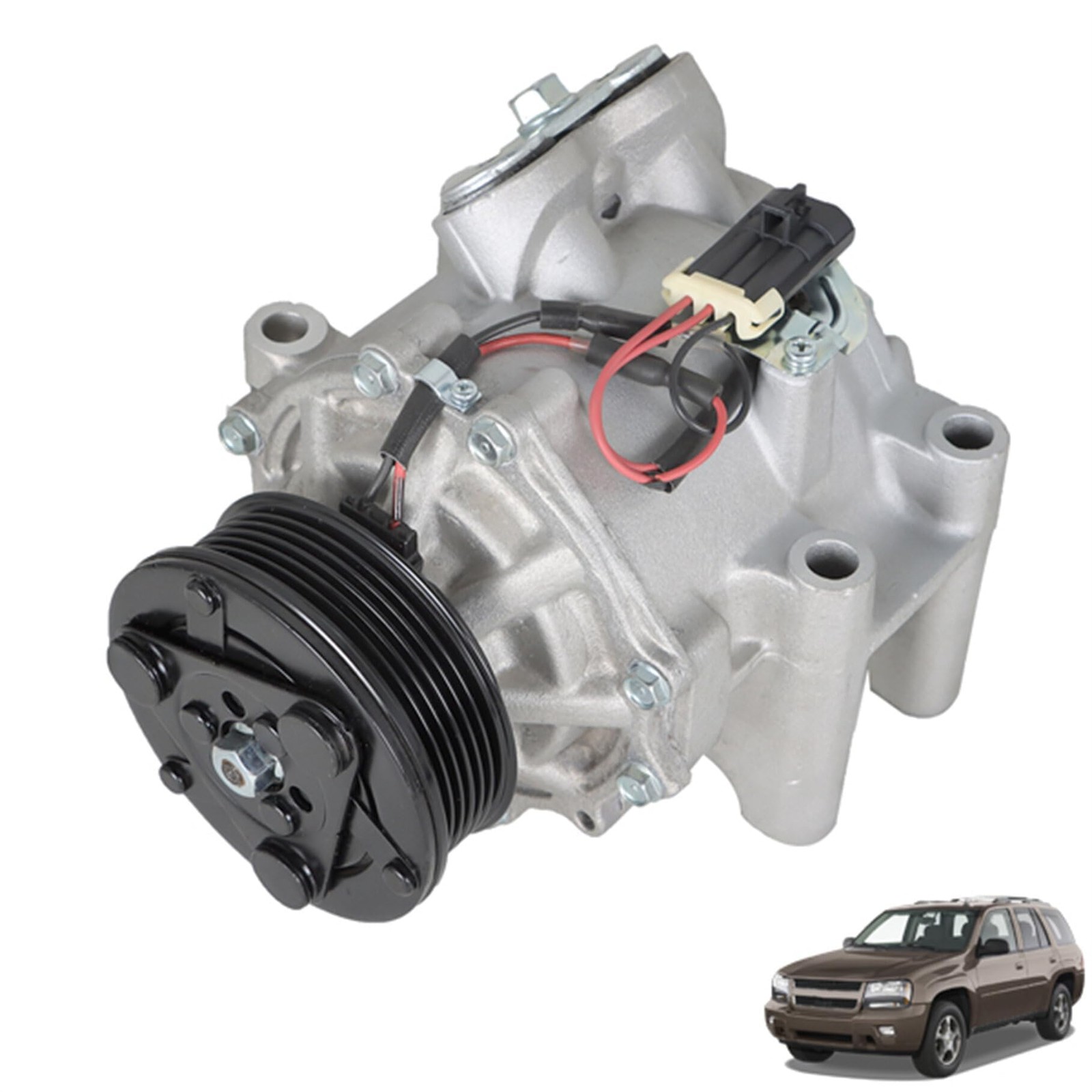 A/C Compressor for 02-09 Trailblazer Envoy 9-7x Ascender Rainier Bravada 4910AC