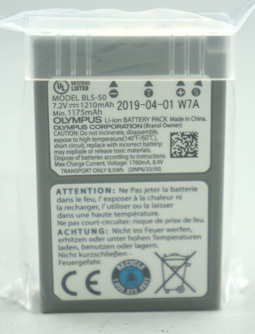 Genuine OEM OLYMPUS BLS-50 Battery EM-10 OM-5 more Open Box Genuine OEM OLYMPUS BLS-50 Battery EM-10 OM-5 more Open Box