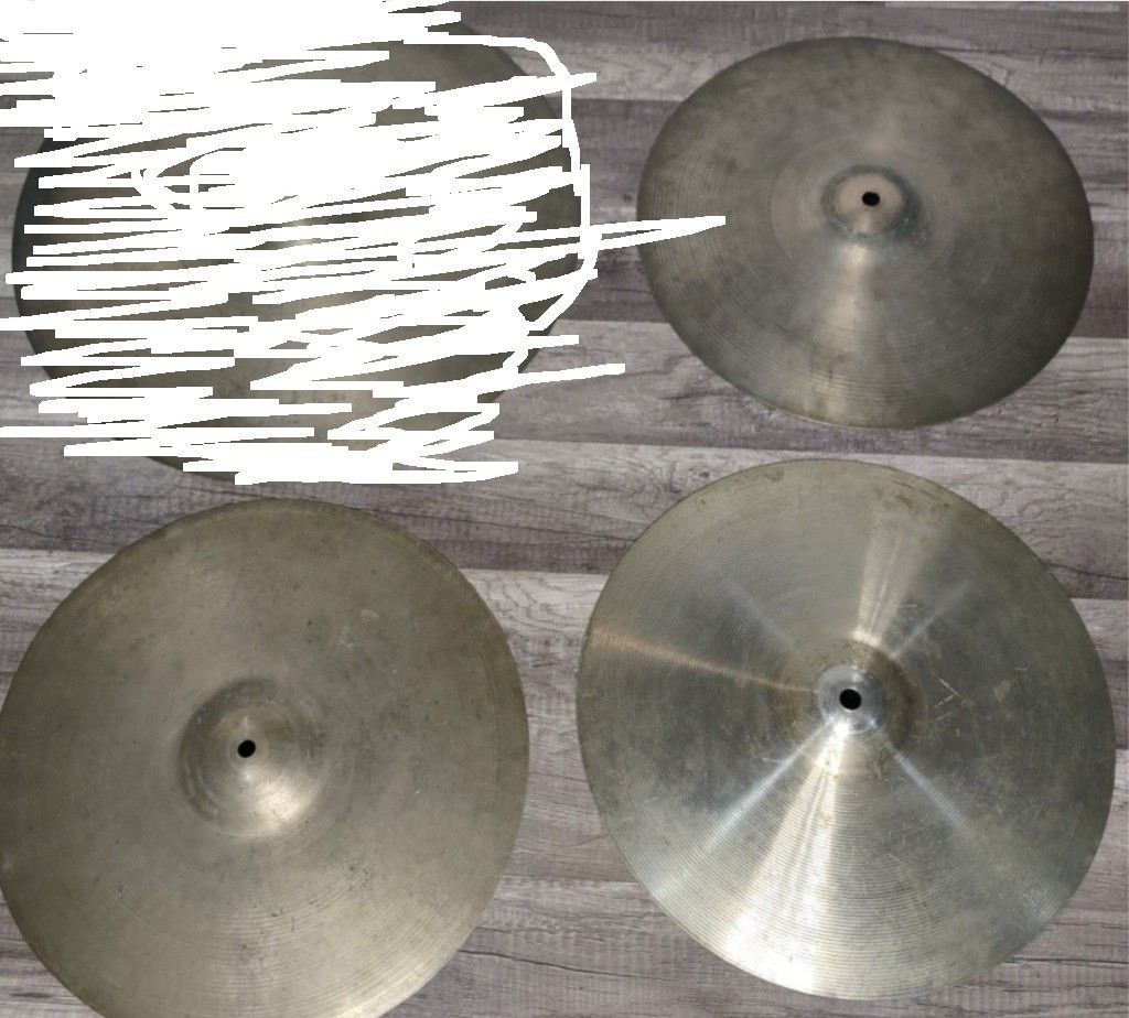 Vintage Lot of 2 Avedis Zildjian Cymbals & Camber cymbal