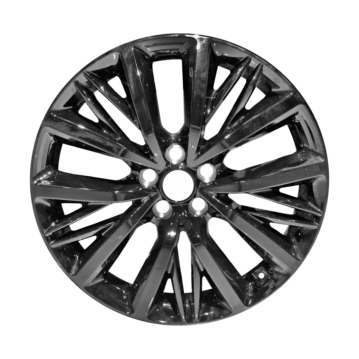 Refurbished Painted Gloss Black Aluminum Wheel 20 x 7.5