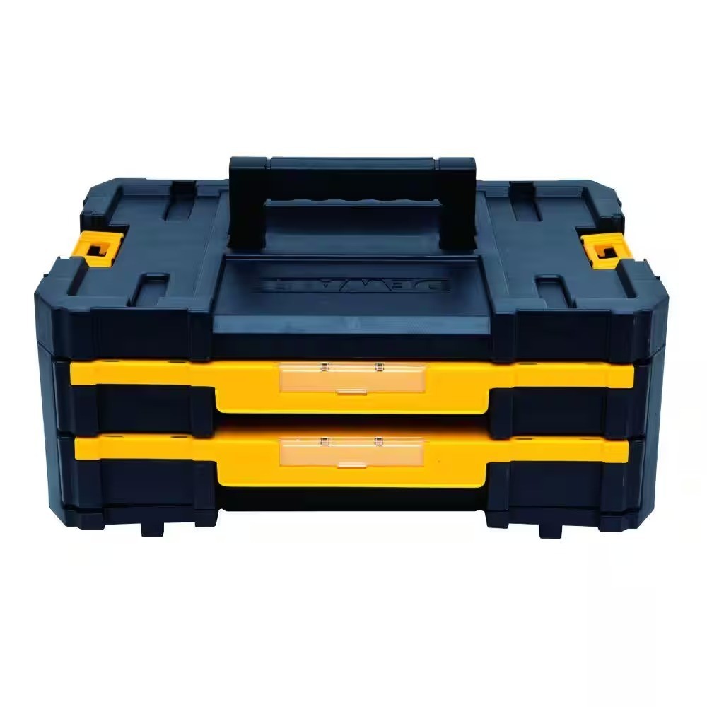 DEWALT TSTAK IV 7 in Stackable 18-Compartment Double Drawer Small Parts & Tool