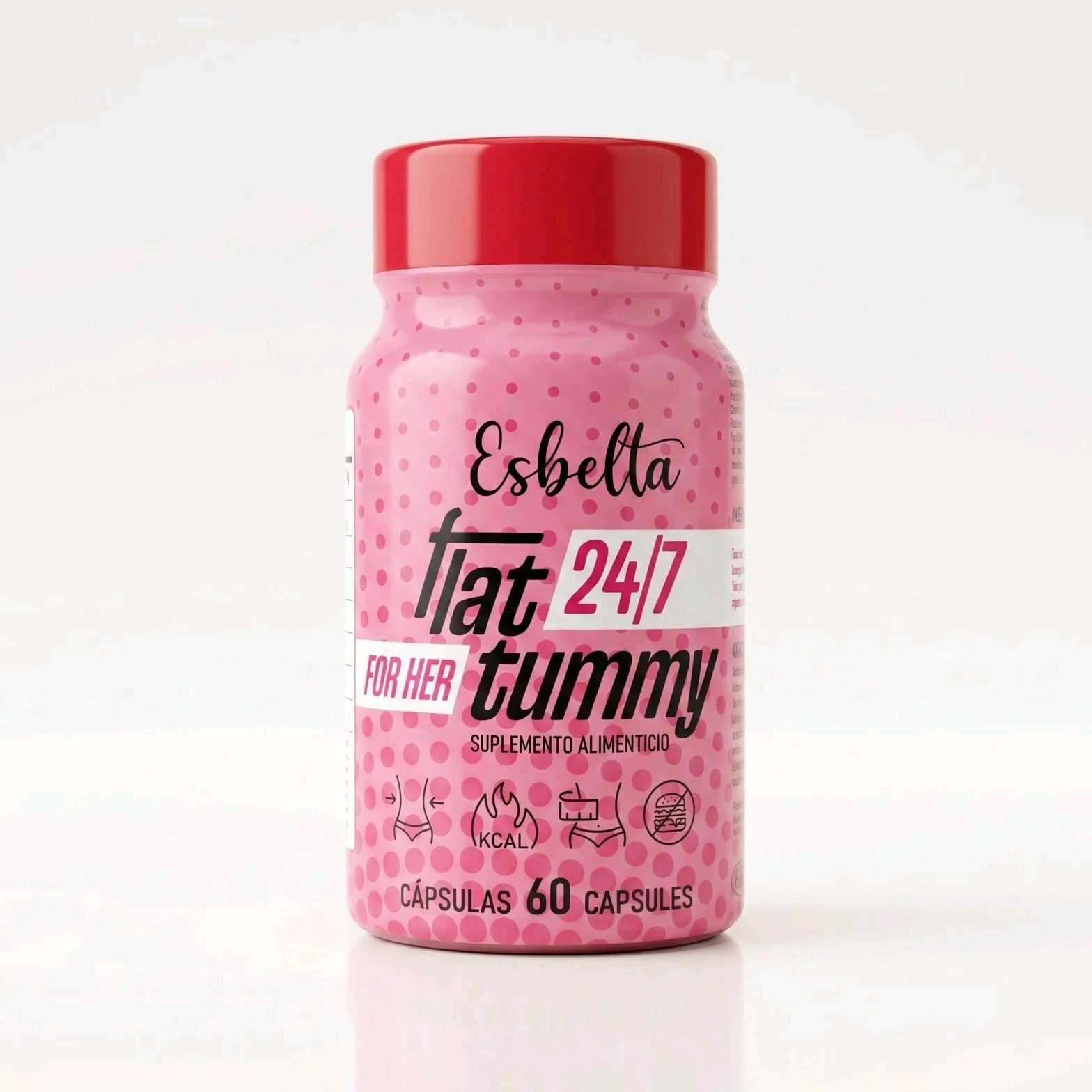 Esbelta Flat 24/7 60 Capsules New Original Bottle Exp 04/2029