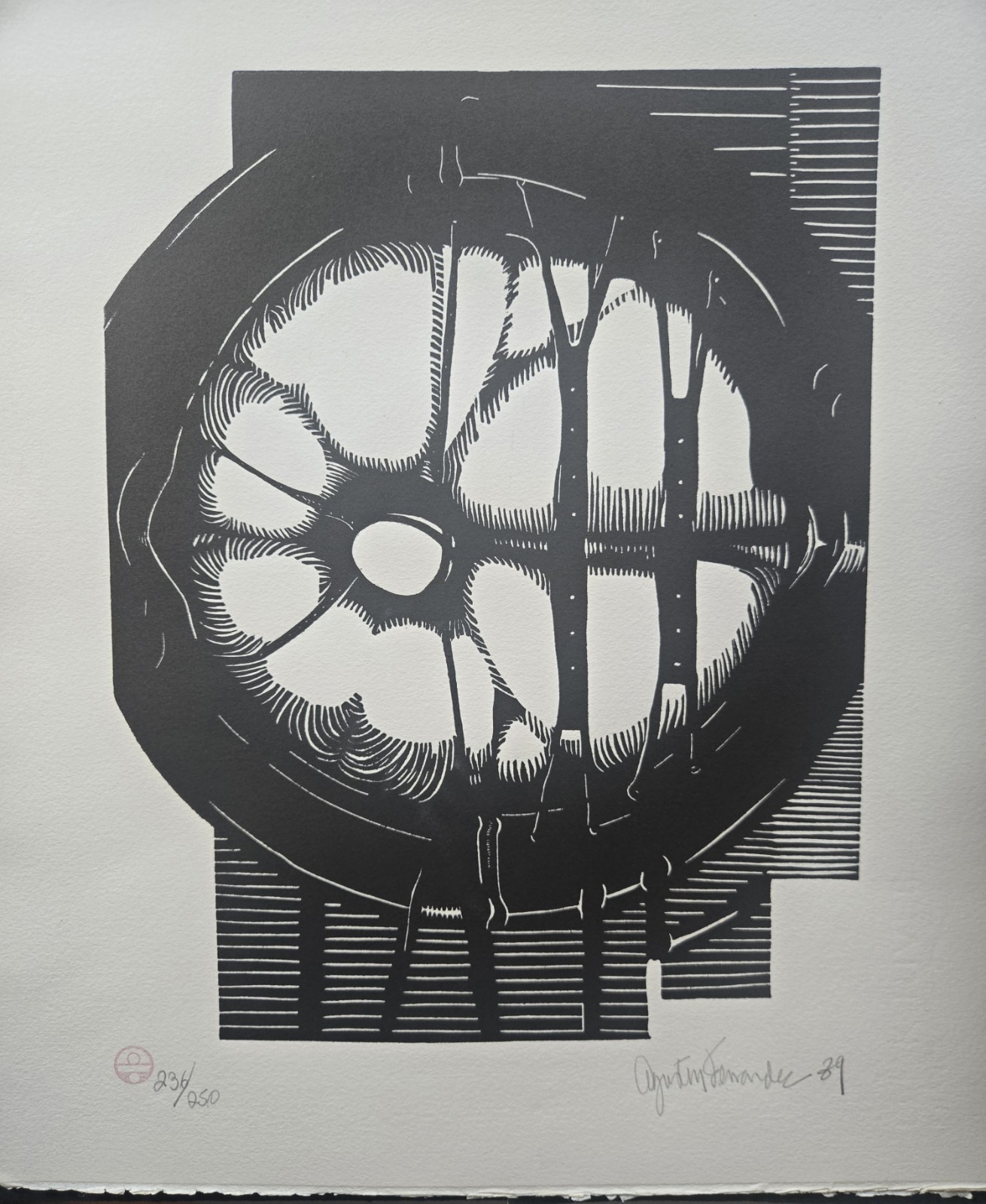 AGUSTIN FERNANDEZ. Print. Linoleum / Cardstock. Cuban Art. Contemporary Art.