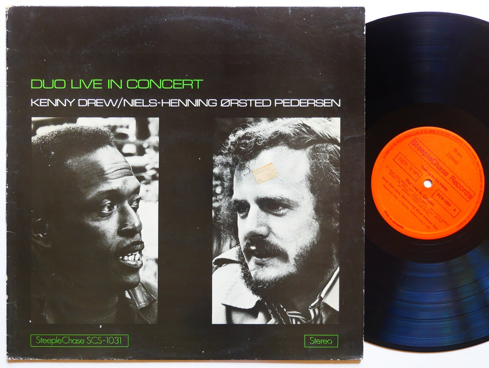 KENNY DREW NHØP Duo Live In Concert LP STEEPLECHASE SteepleChase SCS-1031 DK1975