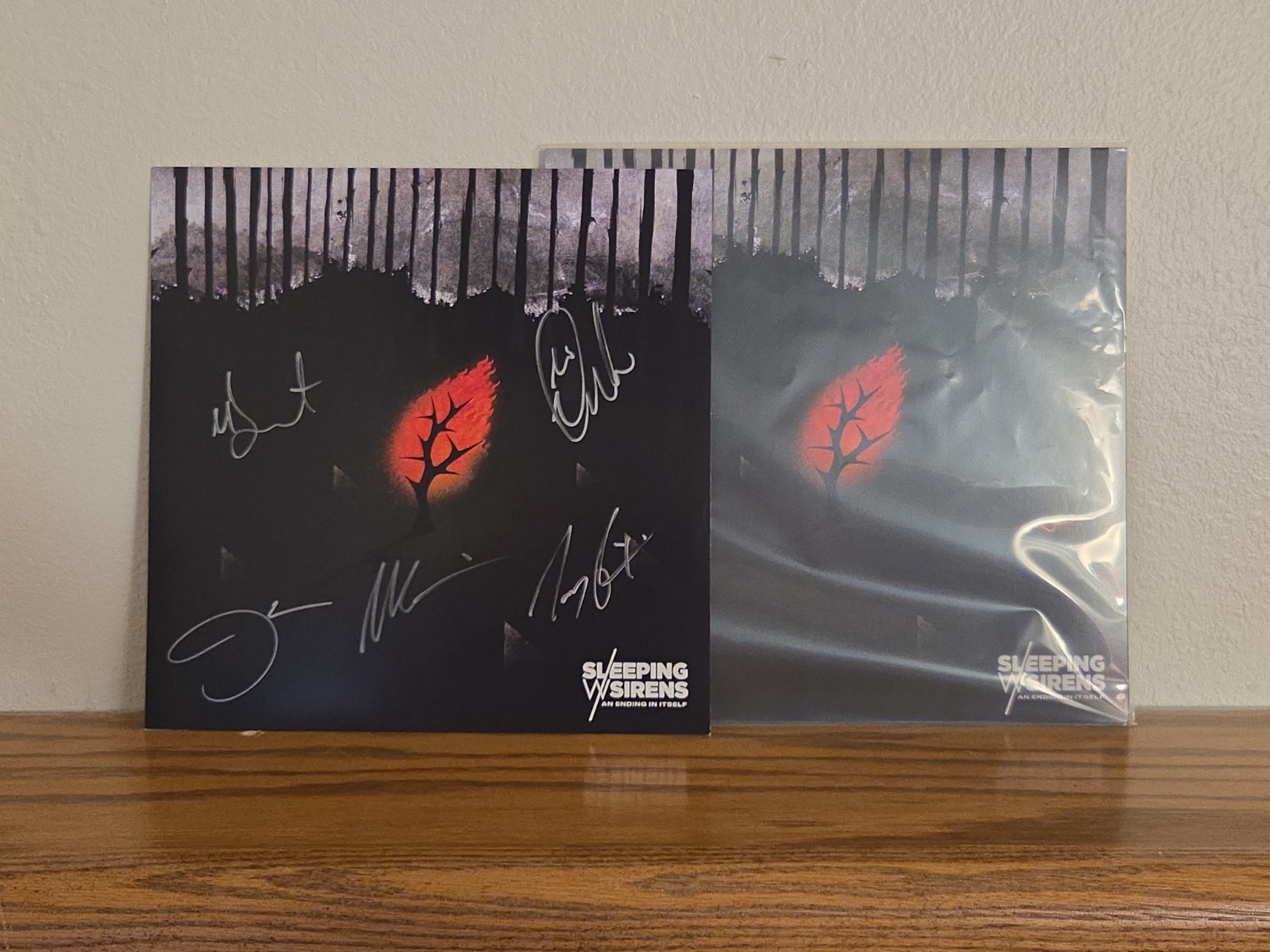 SLEEPING WITH SIRENS SIGNED An Ending In Itself /300 Vertigo Vinyl VV IN-HAND 🆕