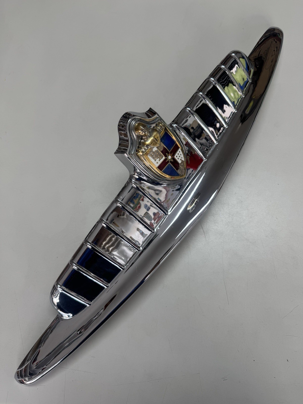 Rechromed OEM 1949 Lincoln Cosmopolitan Trunk Deck Lid Ornament Emblem Trim