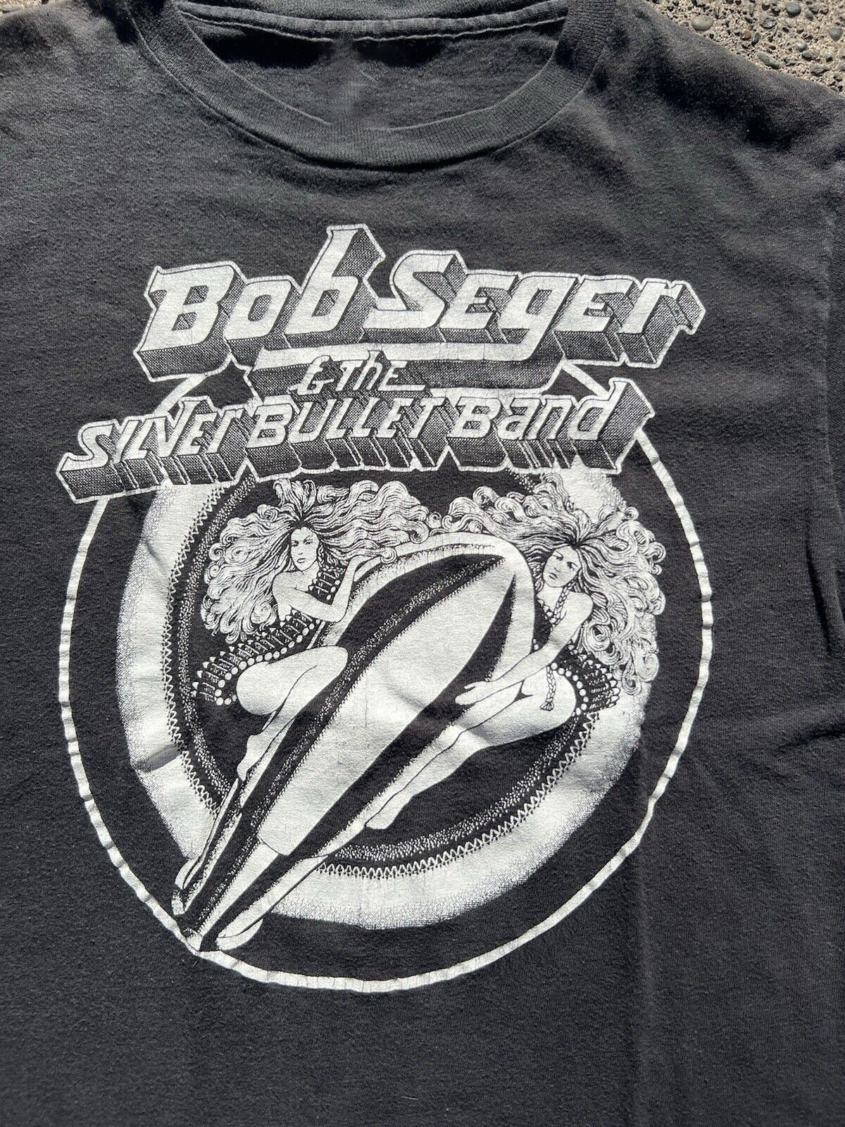 Vtg Bob Seger Europe Tour Shirt Adult Short Sleeve BL2.487 Vtg Bob Seger Europe Tour Shirt Adult Short Sleeve BL2.487