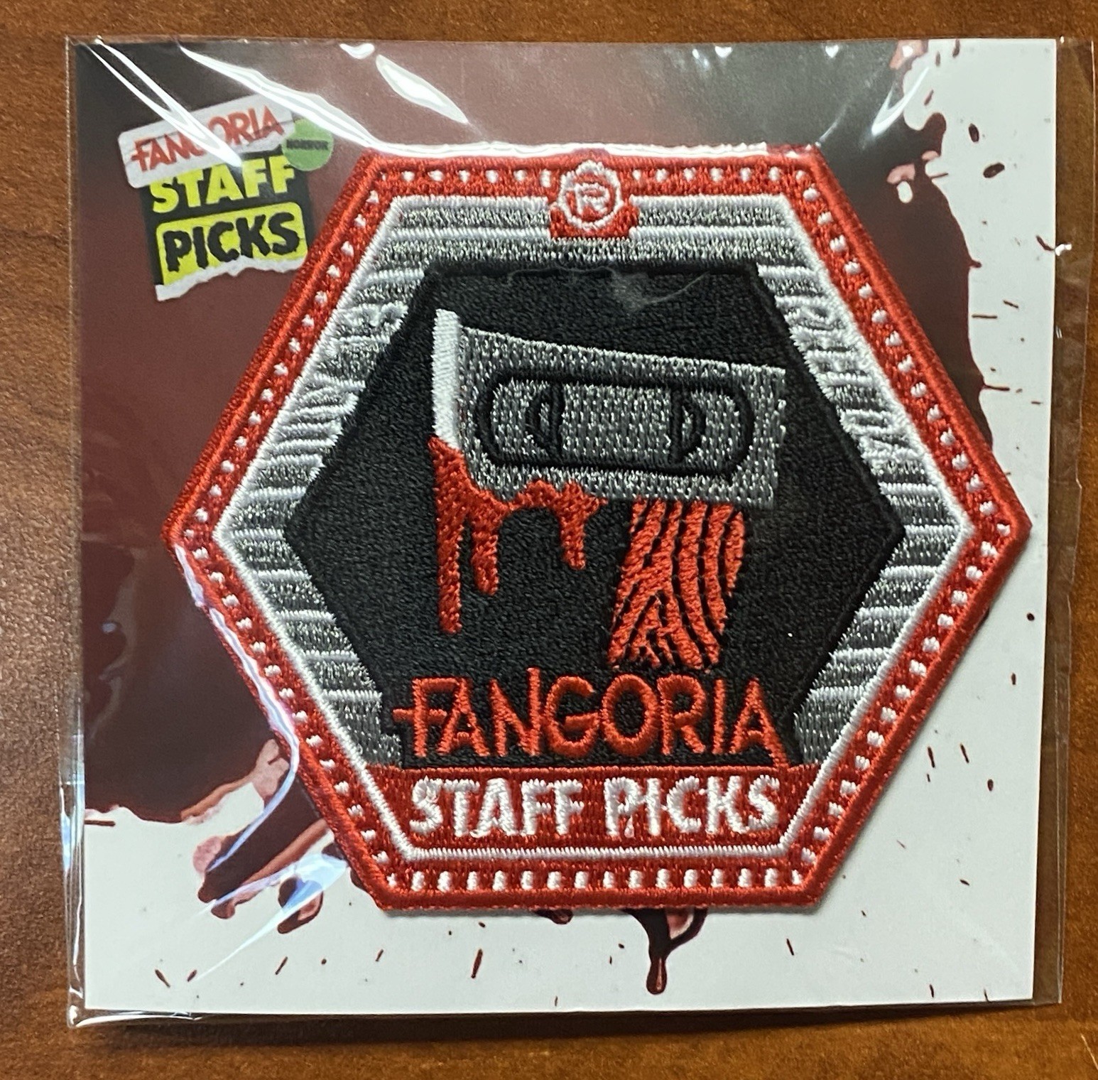 Fangoria Staff Picks Patch-Regal-July 2026-American Psycho