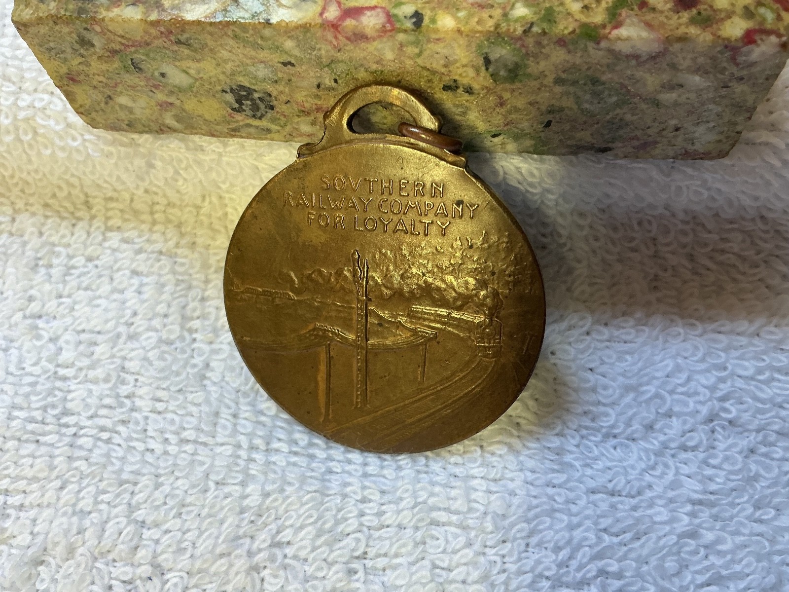 Antique Southern Railway Bronze Medal 1889-1917 Antique Southern Railway Bronze Medal 1889-1917