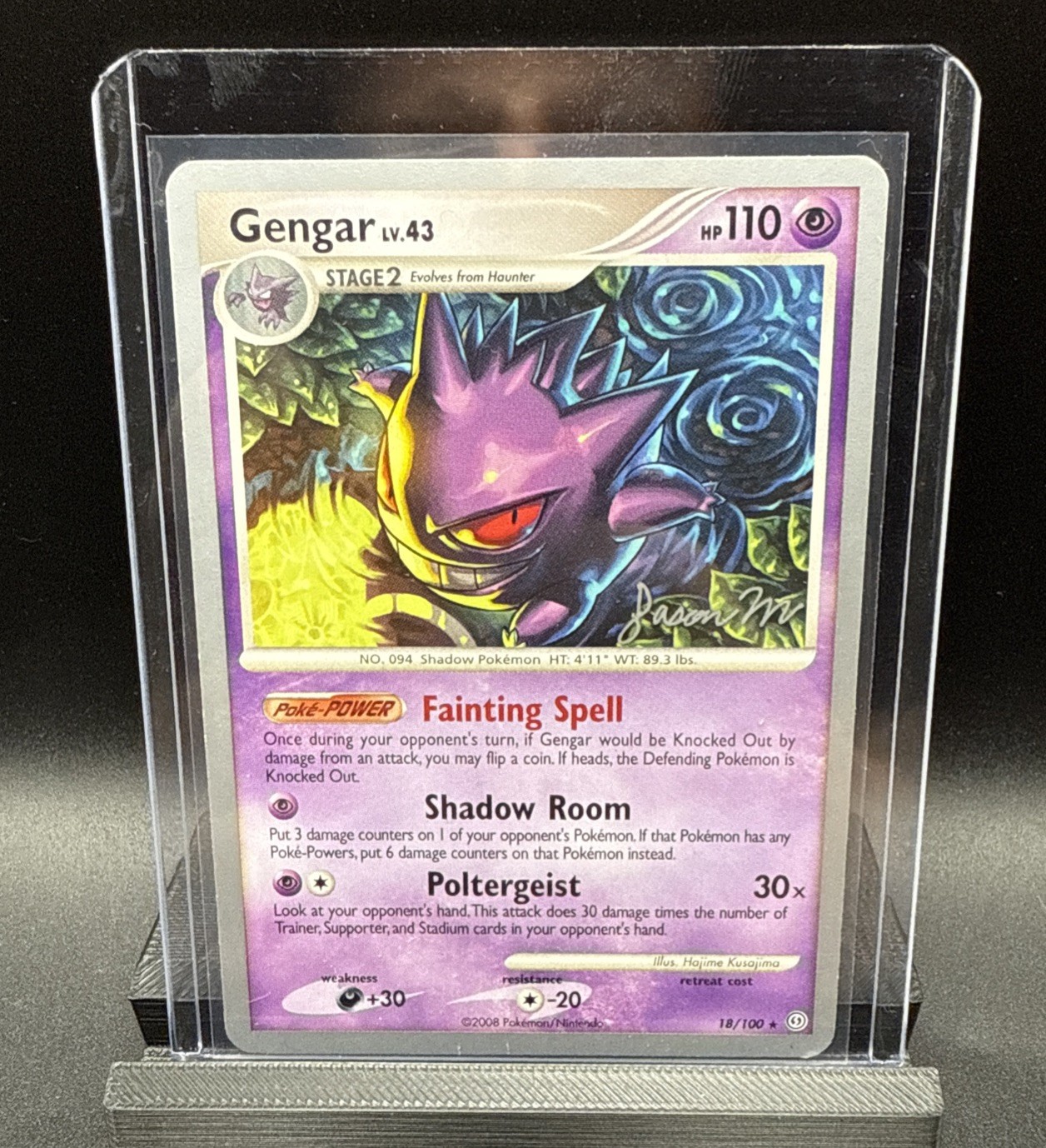 Gengar 18/100 - World Championship Decks 2009 Jason M Pokémon Gengar 18/100 - World Championship Decks 2009 Jason M Pokémon