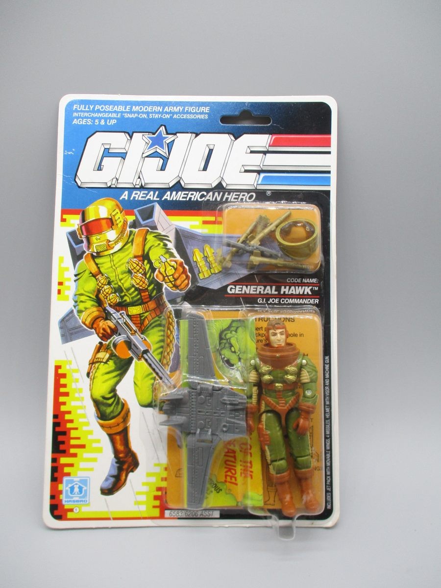 GI Joe General Hawk Commander Hasbro 1990 Vintage Action Figure Sealed GI Joe General Hawk Commander Hasbro 1990 Vintage Action Figure Sealed