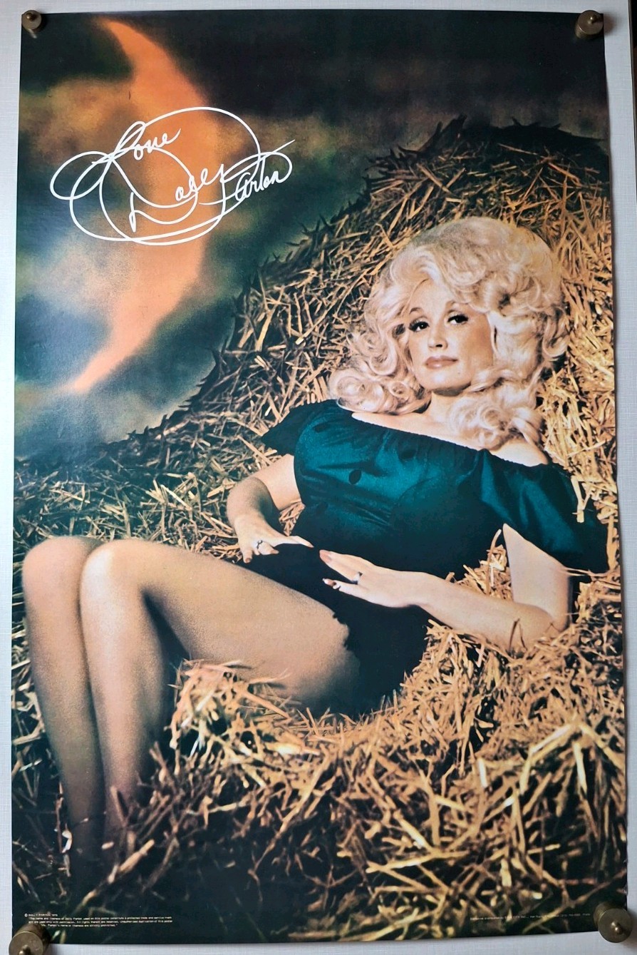 Vintage 1978 Dolly Parton Vintage original  Poster Star City Childers 