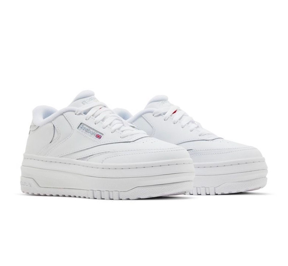 Reebok Club C Extra Women\'s White/Pure Grey 100033501 Brand New Reebok Club C Extra Women\'s White/Pure Grey 100033501 Brand New