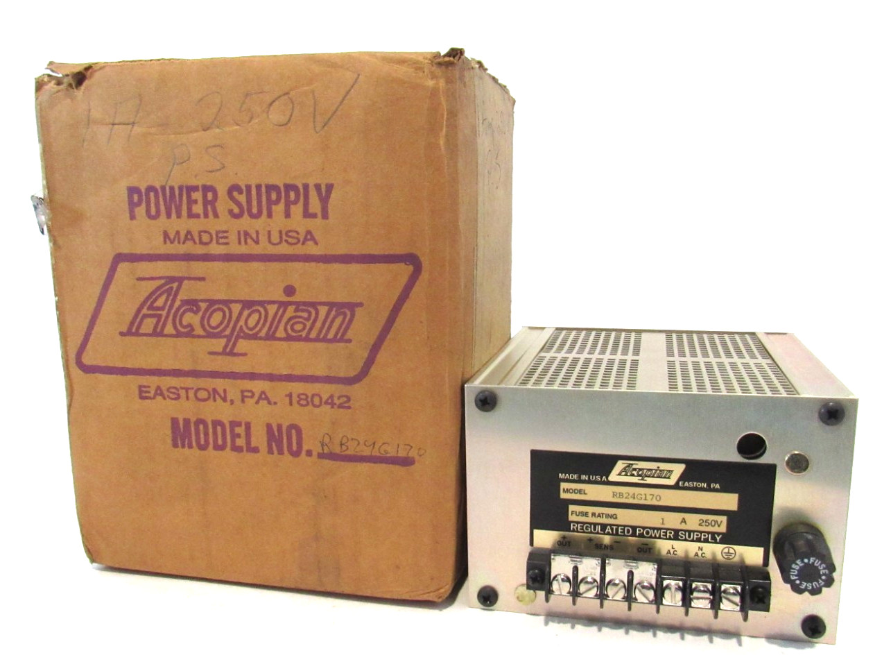NEW ACOPIAN RB24G170 POWER SUPPLY NEW ACOPIAN RB24G170 POWER SUPPLY