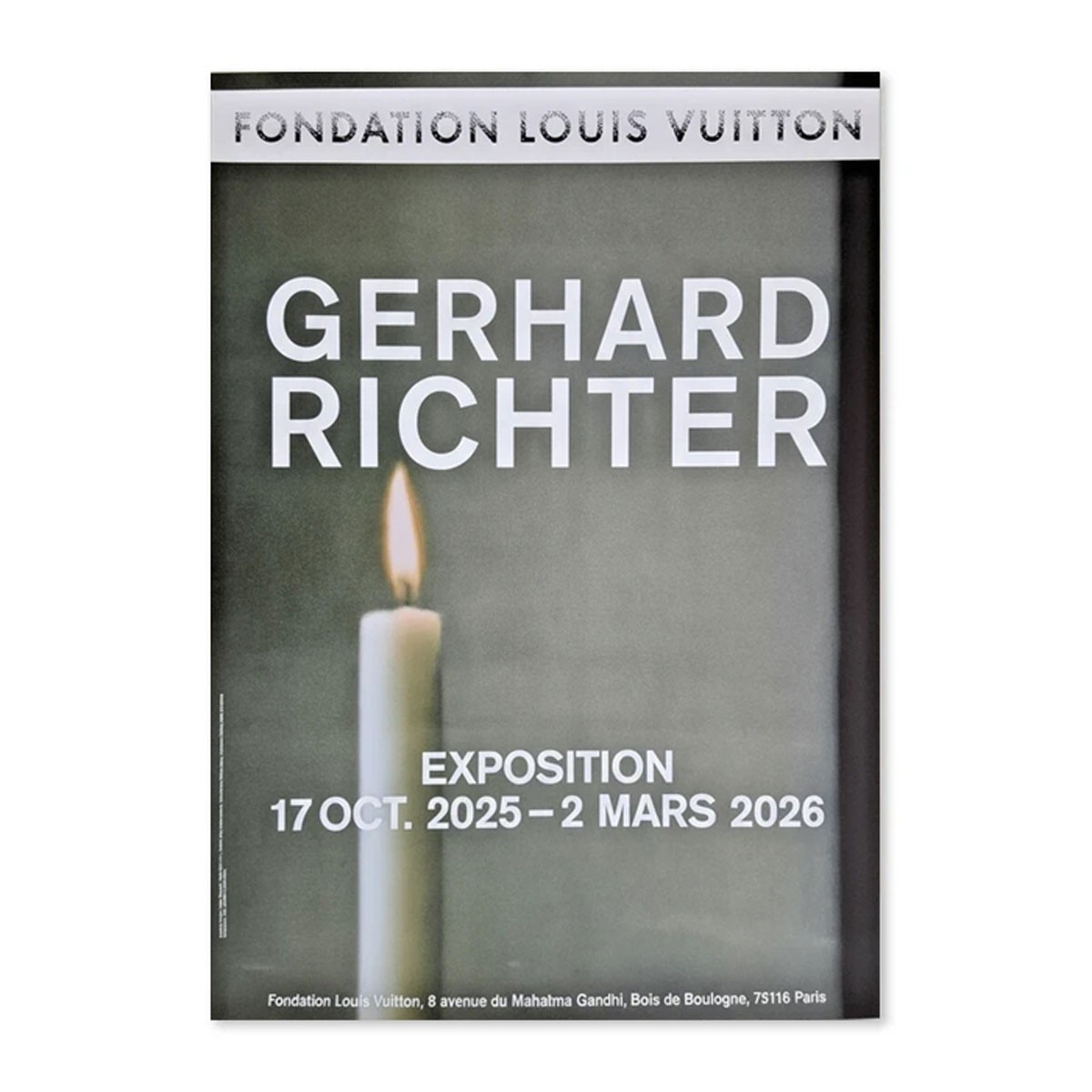 Gerhard Richter Fondation Louis Vuitton II Exhibition Poster Gerhard Richter Fondation Louis Vuitton II Exhibition Poster