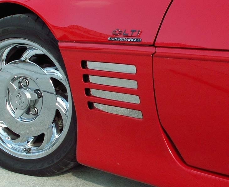 1991-1994 C4 CORVETTE - VENT SPEARS 8PC | POLISHED FINISH