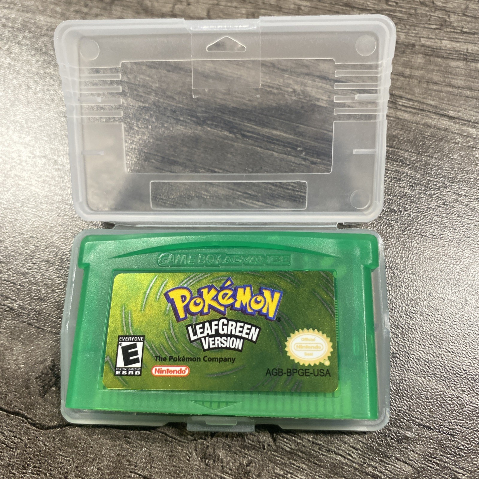 Pokemon Leaf Green Version Cartridge for Game Boy Advance (GBA)  Tested & Saves