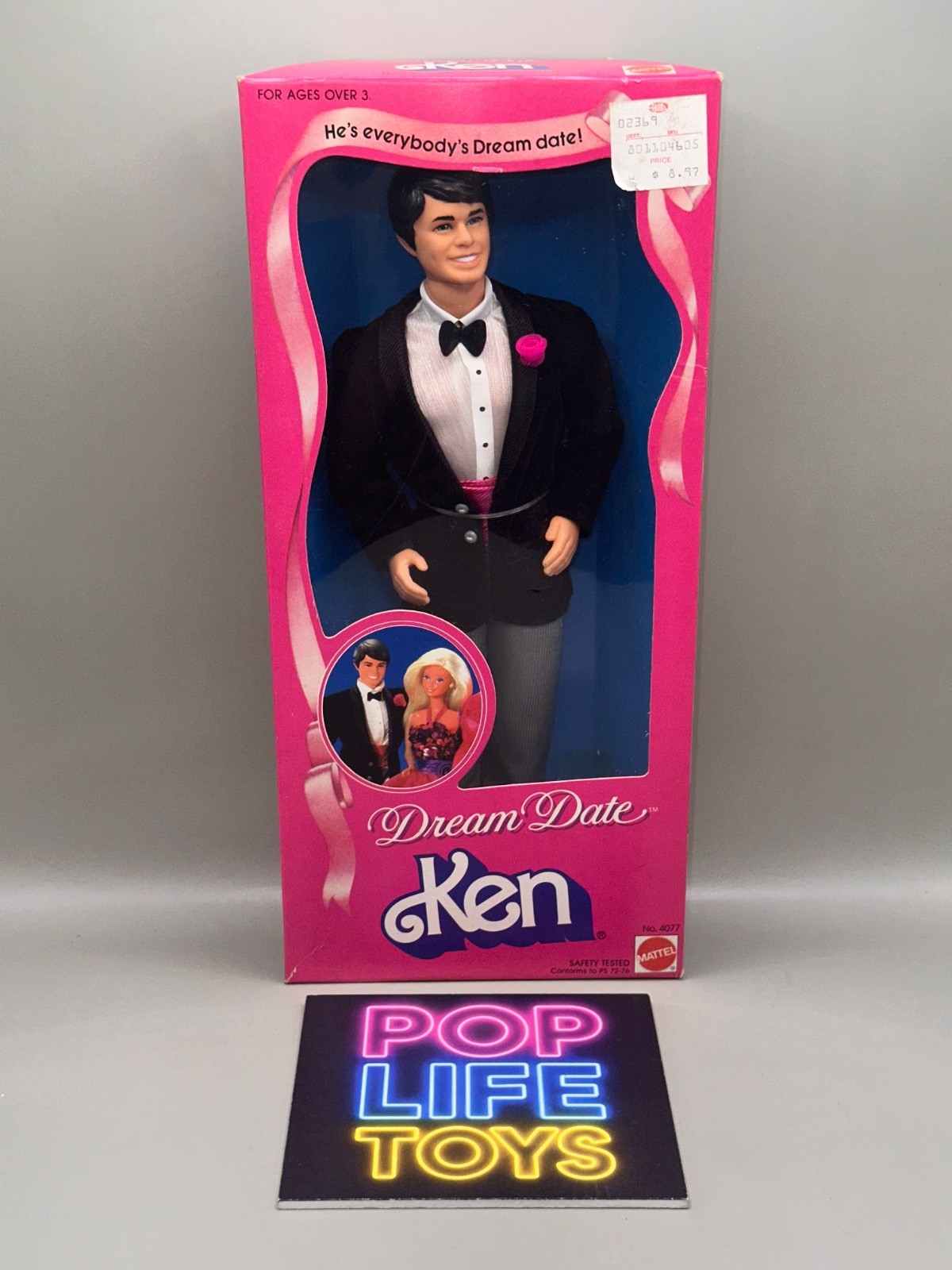 Vintage 1982 Mattel Barbie “Dream Date Ken” #4077 *NRFB*