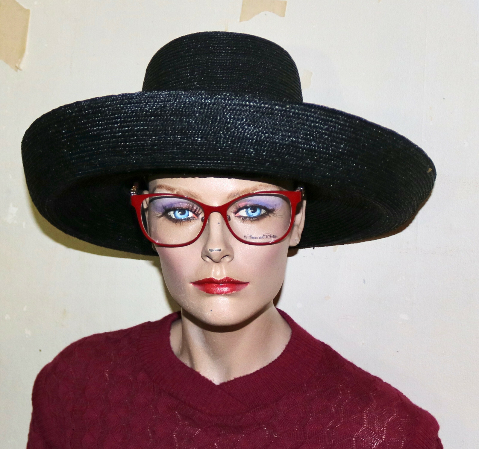 Otto Lucas Junior black glamour resort hat