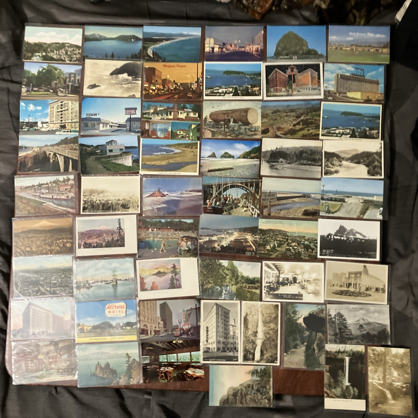 Vintage Oregon Postcards Lot of 50+ Has RPPC's Beaches Bridges Hotels Rivers - F