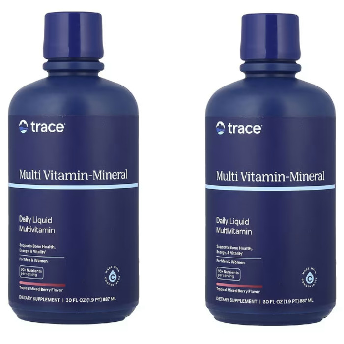 Trace Multi Vitamin-Mineral Tropical Mixed Berry 30 fl oz/887 ml Each (Pack 2)