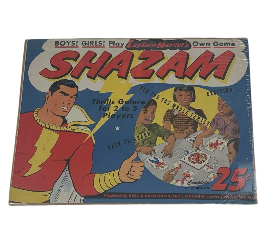 1940's Fawcett Shazam 25c Captain Marvel’s Shazam Board Game