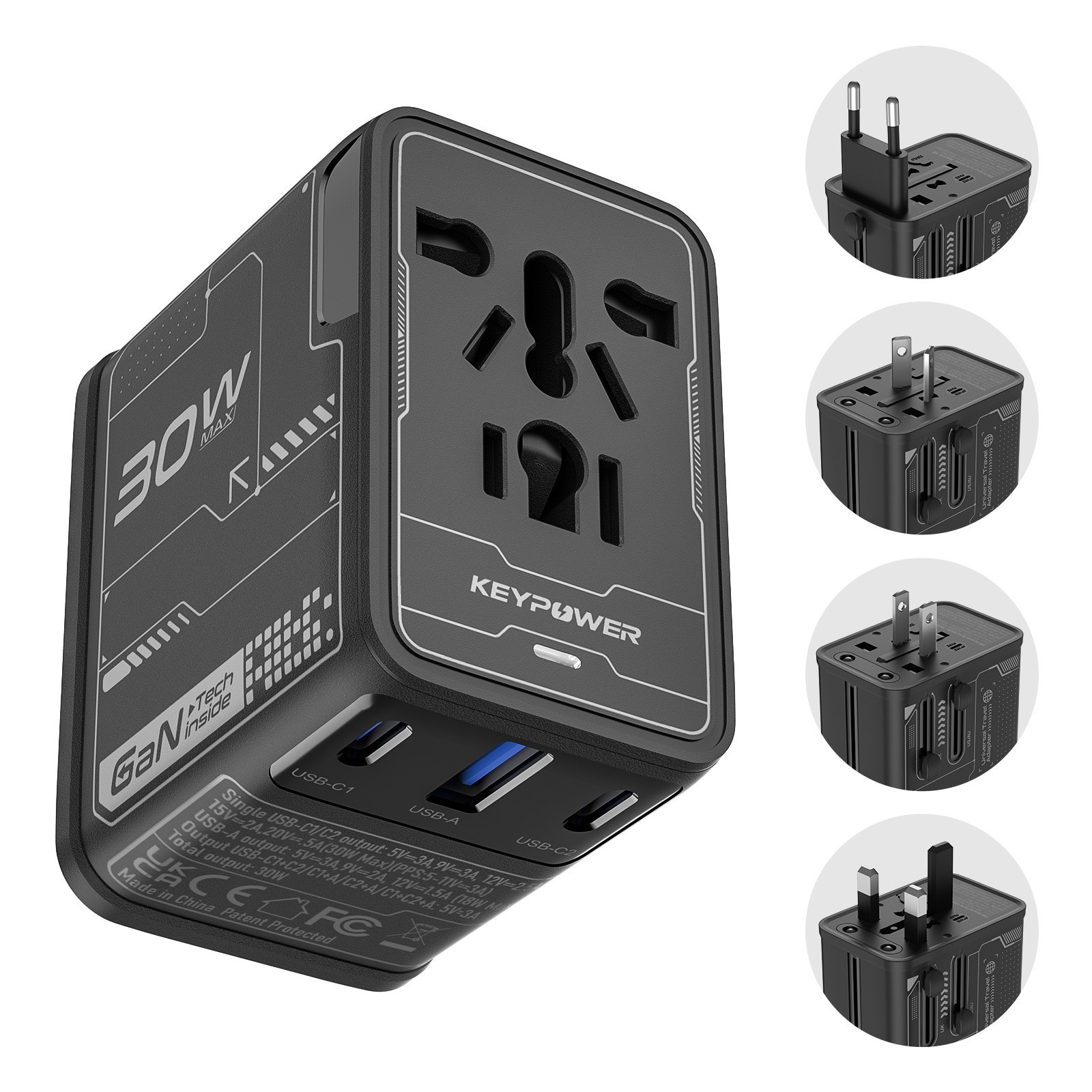 Universal Travel Adapter Converter International USB Wall Charger AC Power Plug Universal Travel Adapter Converter International USB Wall Charger AC Power Plug