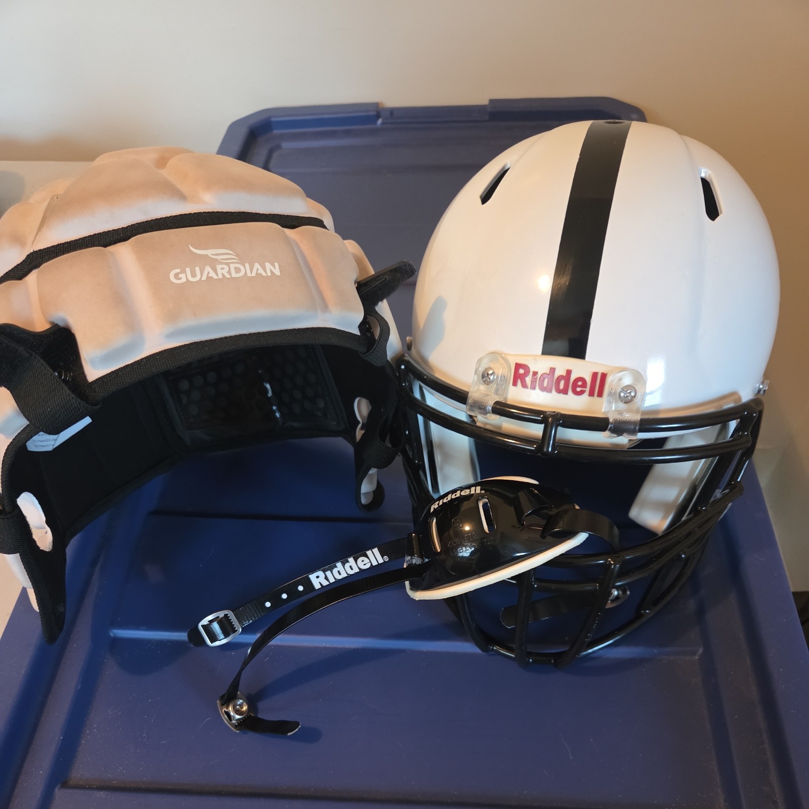Riddell SpeedFlex Football Helmet & Guardian Protective Cover & Mouthguard 🔥  