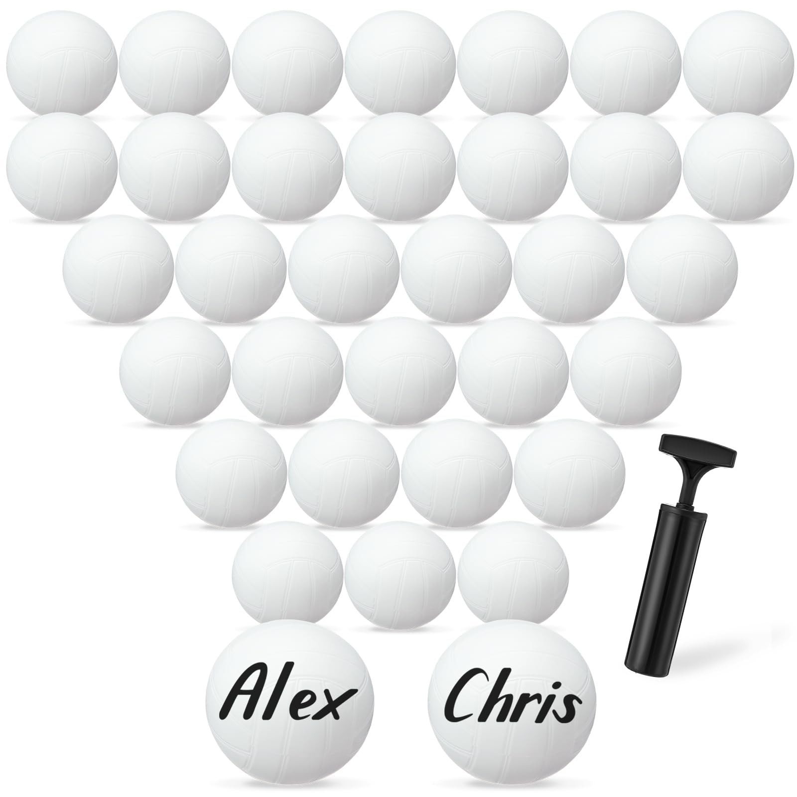 Jexine Mini Volleyball, 48 Pack Jexine Mini Volleyball, 48 Pack