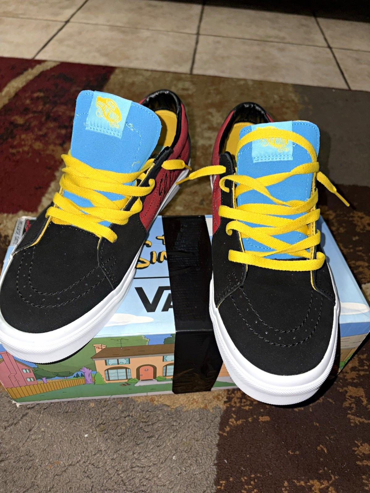 VANS Sk8-Low The Simpsons El Barto Suede Low Top