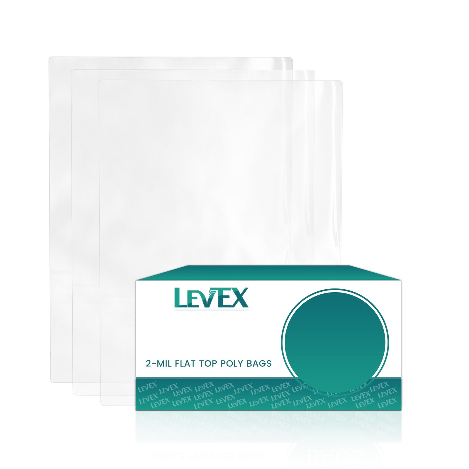 Clear Poly Bags 2-Mil Flat Open Top Plastic Packaging Packing Multiple Sizes Clear Poly Bags 2-Mil Flat Open Top Plastic Packaging Packing Multiple Sizes