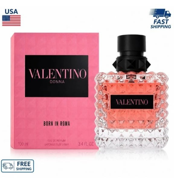 Valentino Donna Born In Roma Perfume 3.4oz.EDP Spray for Women-New in Sealed Box