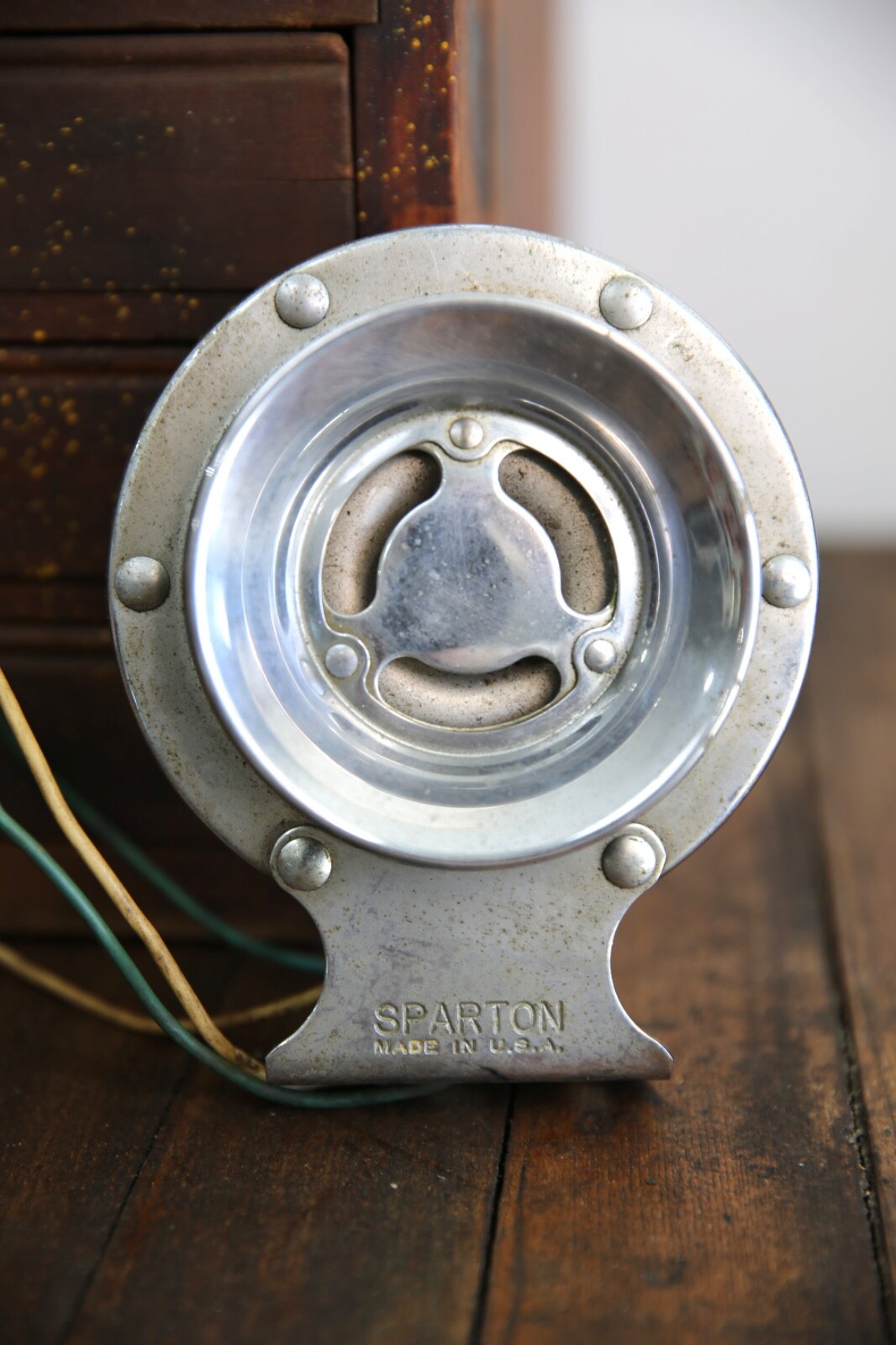 Vintage Sparton Motorcycle Horn Chrome Boat Yacht Ship Signal Deck Bow US Vintage Sparton Motorcycle Horn Chrome Boat Yacht Ship Signal Deck Bow US
