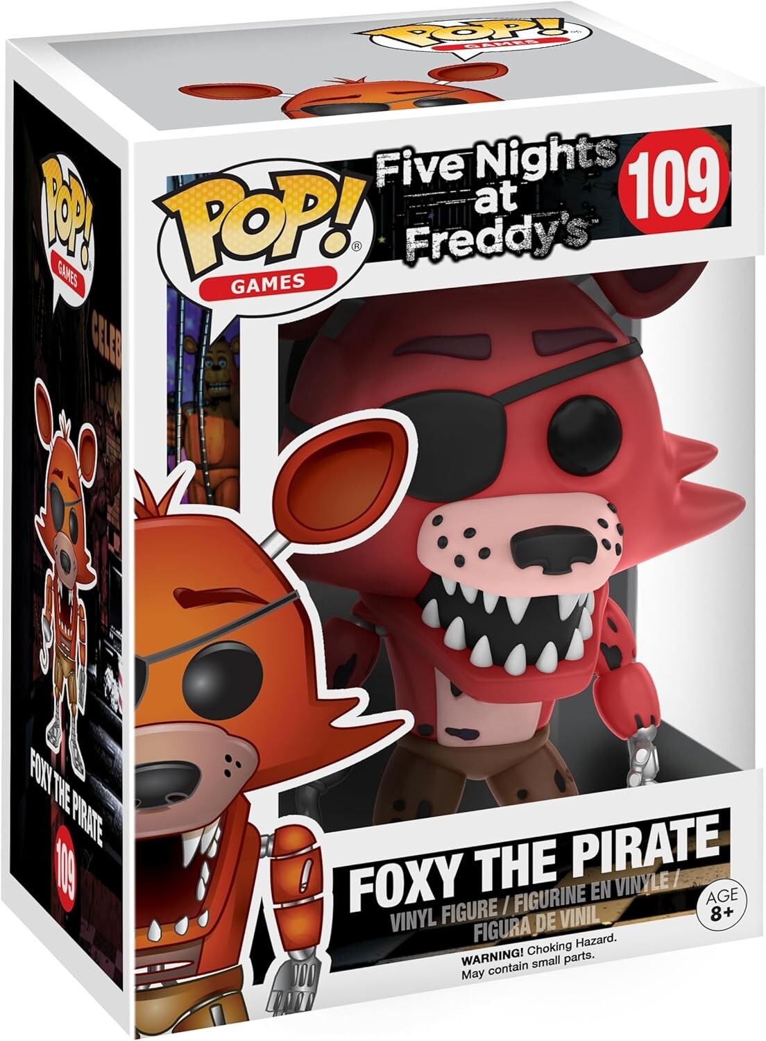 Five Nights at Freddy\'s Foxy The Pirate Funko Pop Vinyl Figure #109 Five Nights at Freddy\'s Foxy The Pirate Funko Pop Vinyl Figure #109