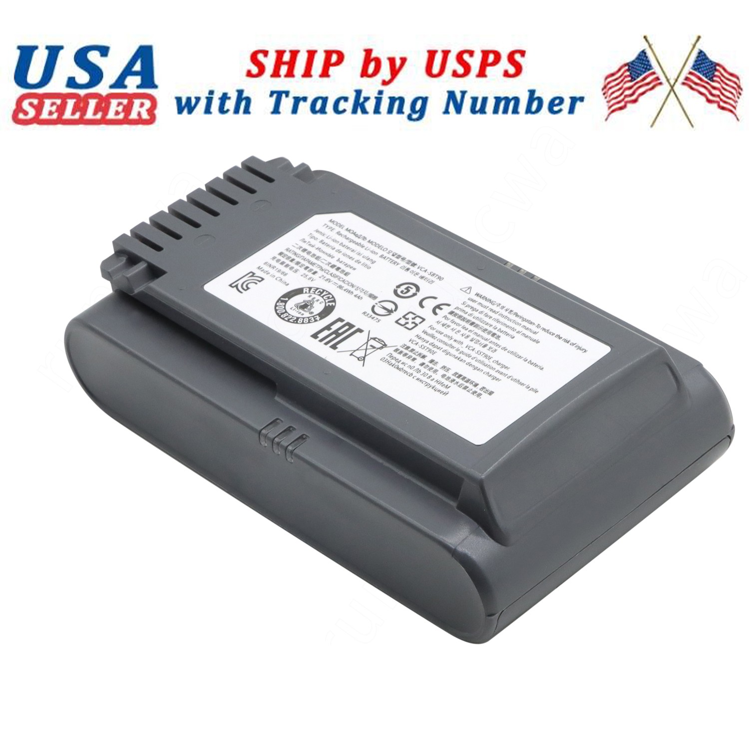 Battery VCA-SBT90 For Samsung JET75 JET90 JET90E VS9000 Dust Collector NEW Battery VCA-SBT90 For Samsung JET75 JET90 JET90E VS9000 Dust Collector NEW