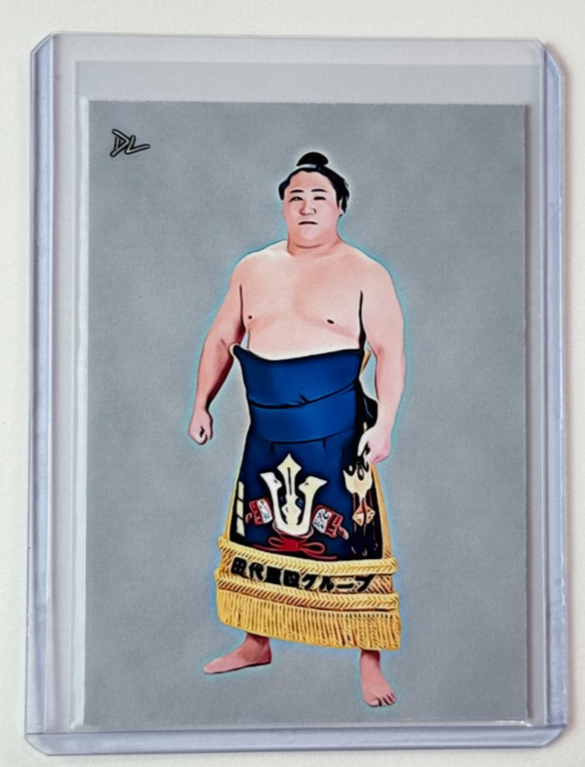 Wakatakakage Atsushi Limited Edition Artist Signed Sumo Legend Trading Card 2/10