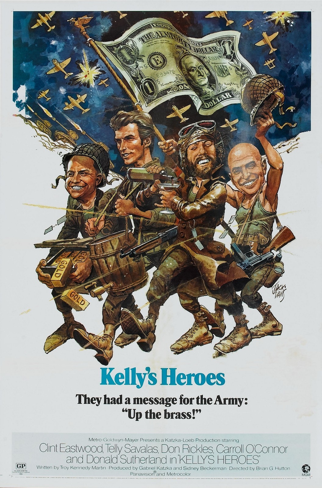 KELLY'S HEROES Movie Poster RARE Clint Eastwood
