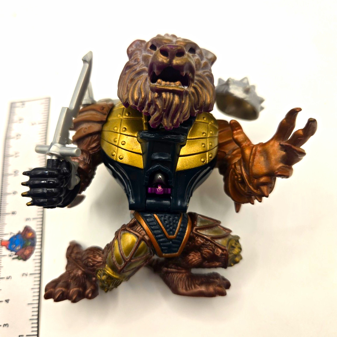 Bluebird 1994 Mighty Max Battle Conqueror Lion complete