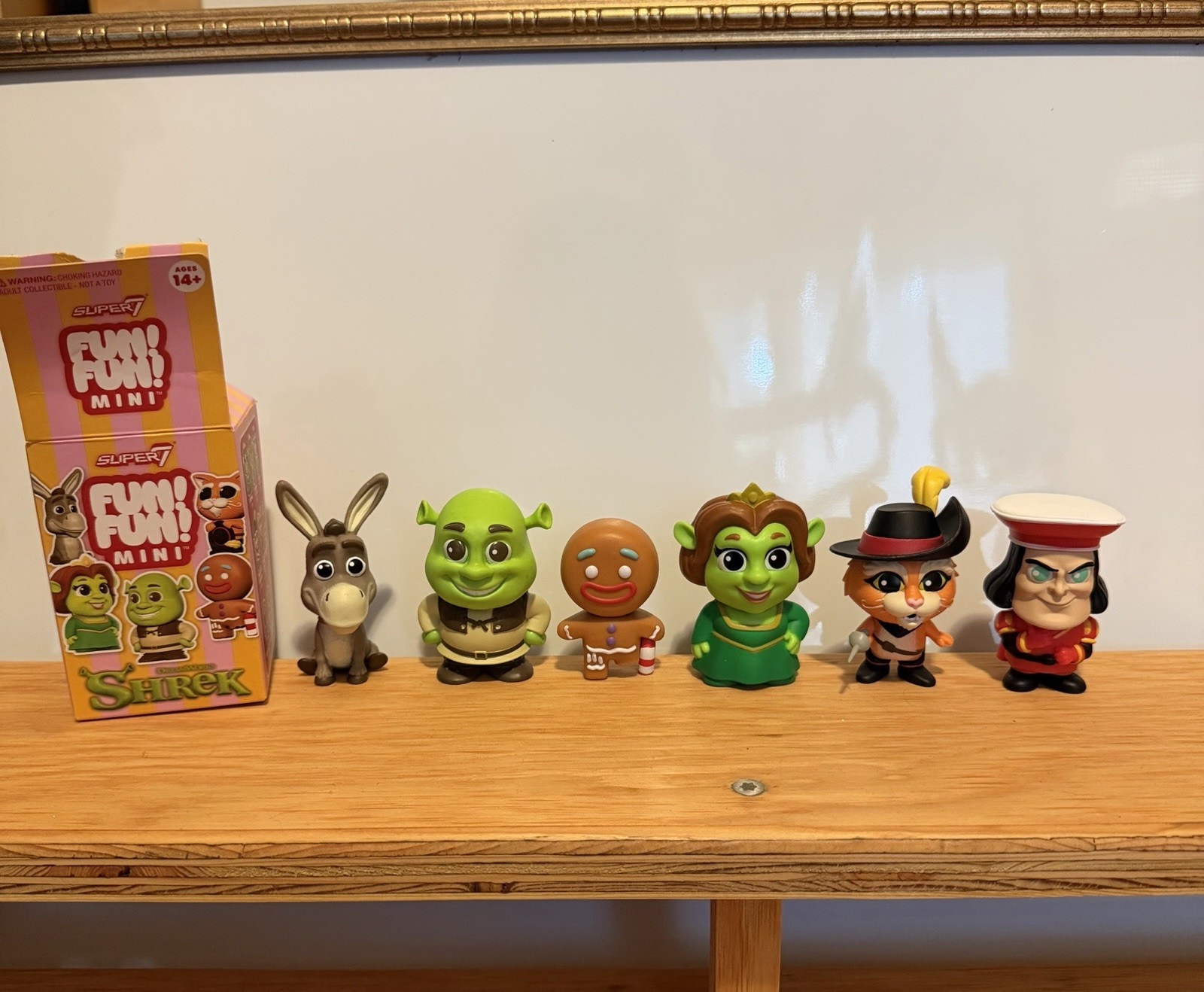 Super7 Fun Fun Shrek Figurine Lot w/ Shrek Donkey Fiona Gingy Puss & more Super7 Fun Fun Shrek Figurine Lot w/ Shrek Donkey Fiona Gingy Puss & more