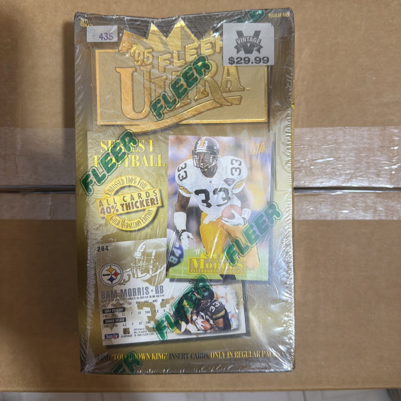 Fleer 1995 Ultra Series 1 Football NFL Factory Sealed Box 36 Cards
