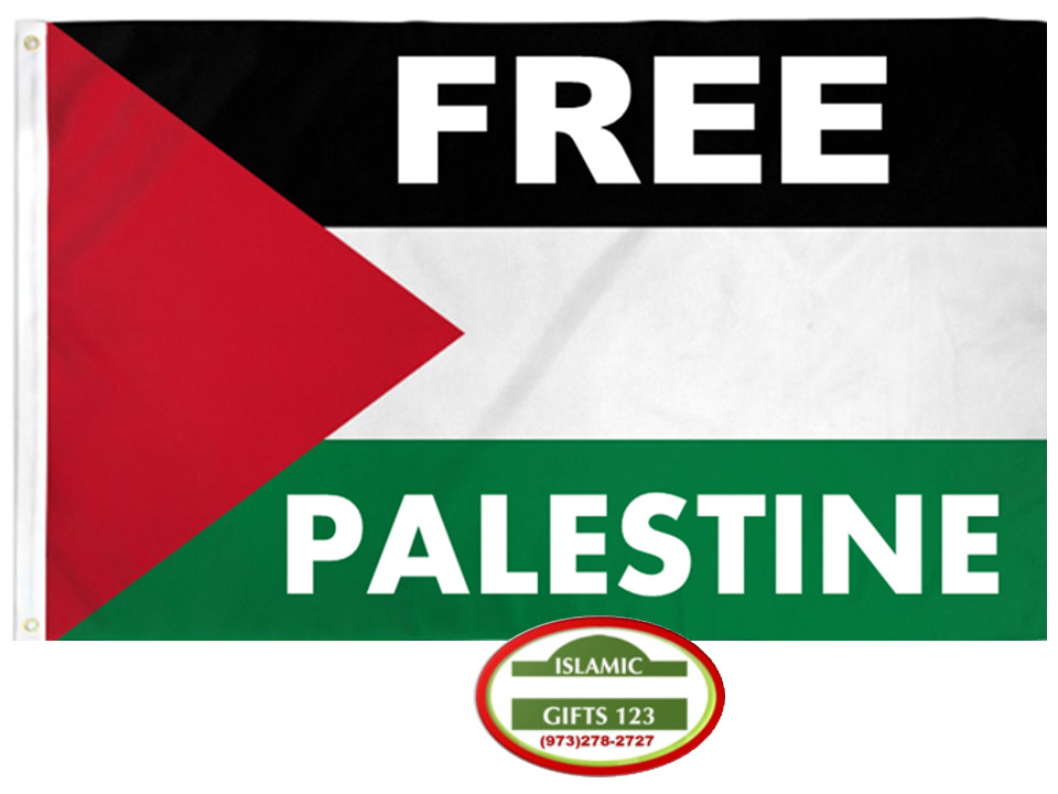 FREE PALESTINE Flag LOT 3x5Ft Palestinian Flag Gift BIG GAZA Ramadan FREE PALESTINE Flag LOT 3x5Ft Palestinian Flag Gift BIG GAZA Ramadan