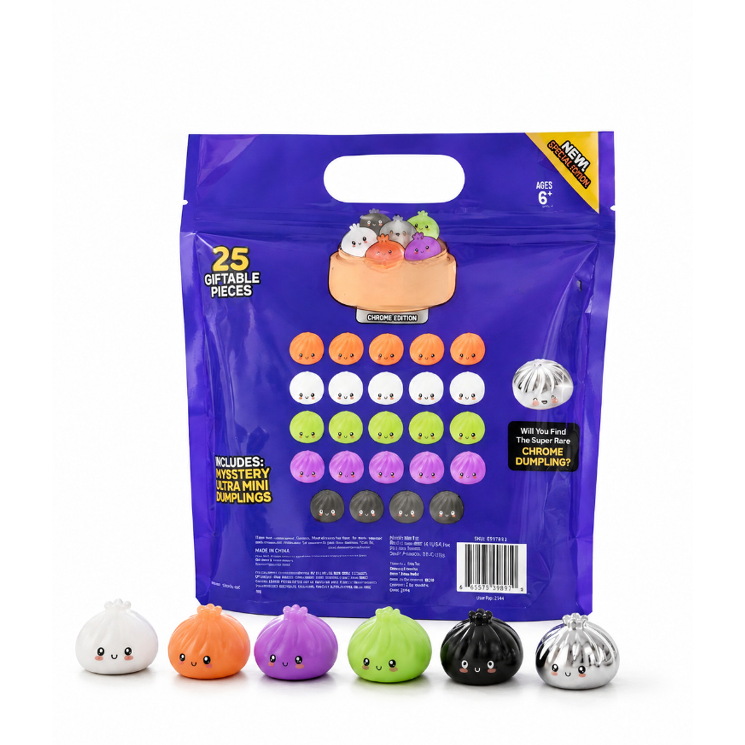 RMS Crazy Fun Extra Mini Mystery Dumpling Chrome Edition 25 Pack