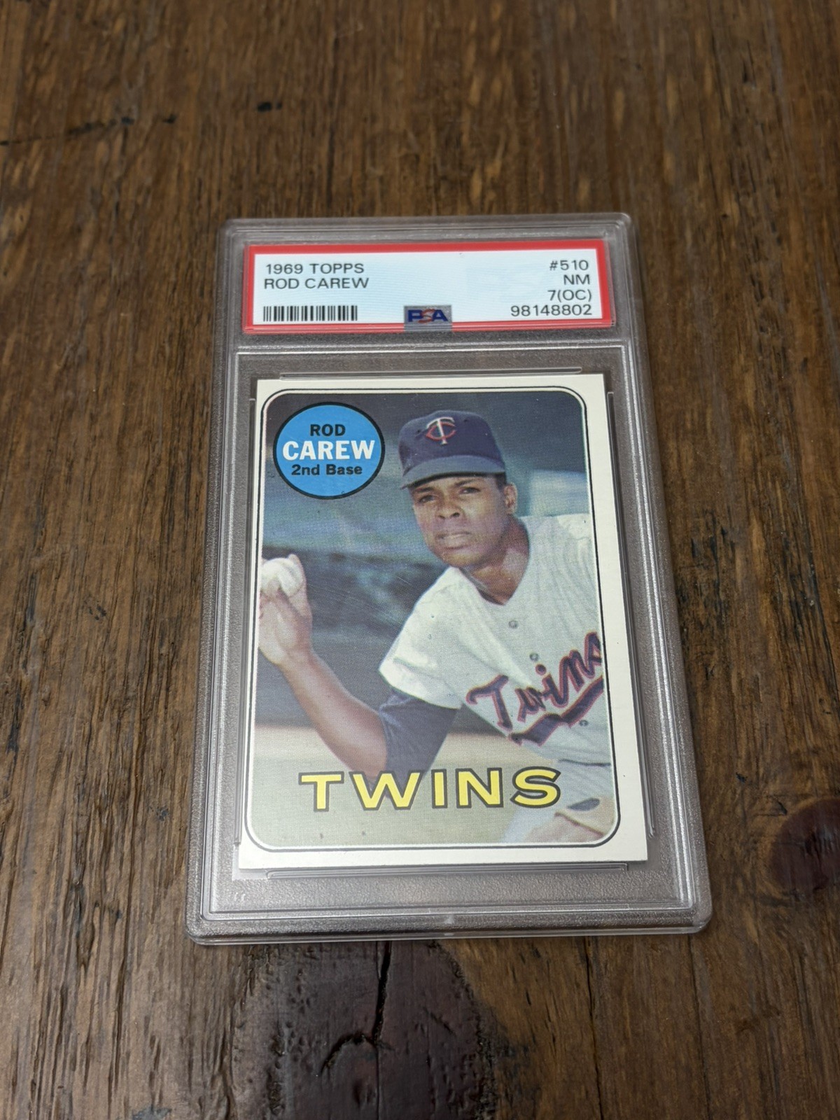 1969 Topps #510 PSA 7 Rod Carew Twins 510 Nice