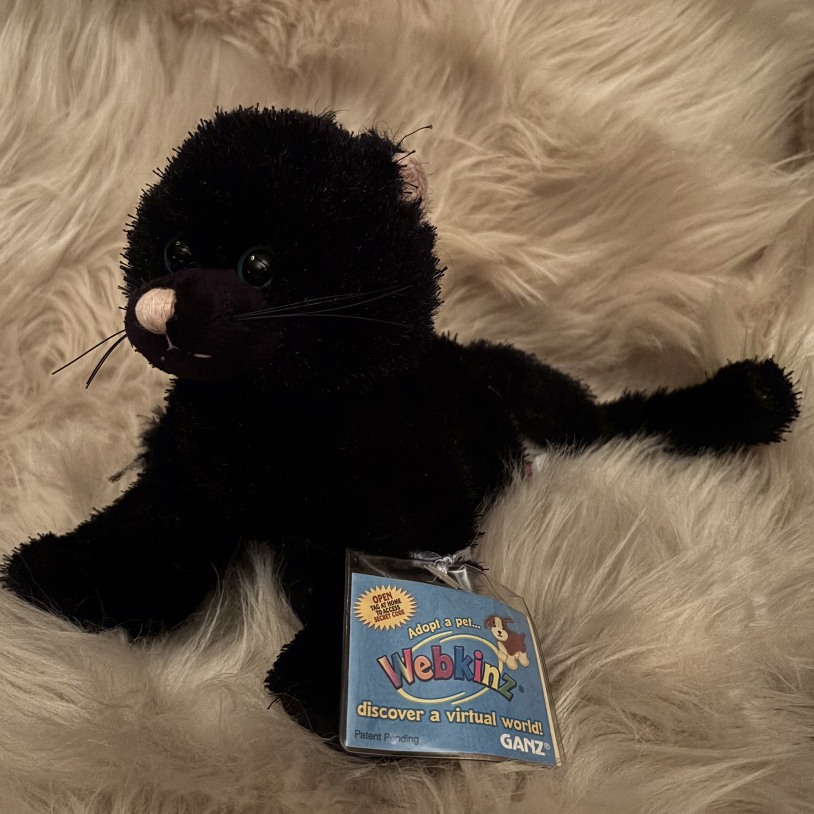 Webkinz Black Cat HM135 New Sealed Original Code NWT