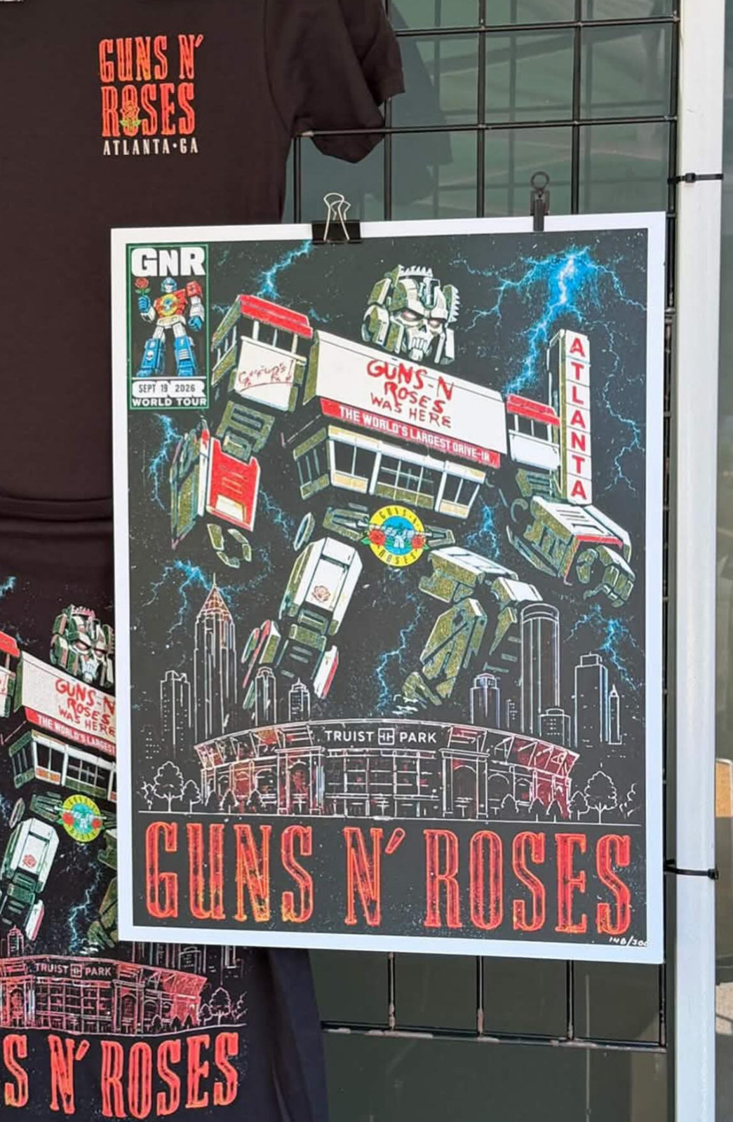Guns N Roses Truist Park, Atlanta, GA September 19 2026 Poster