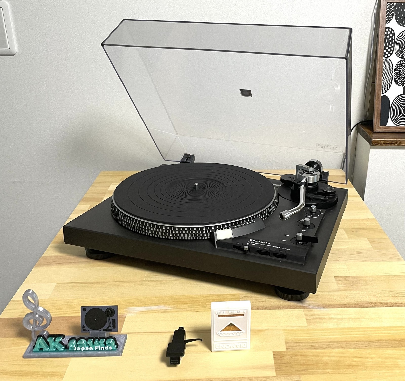 [US DDP] Technics SL-1900 Turntable Well-Maintained w/UnusedStylus ShipFast #93