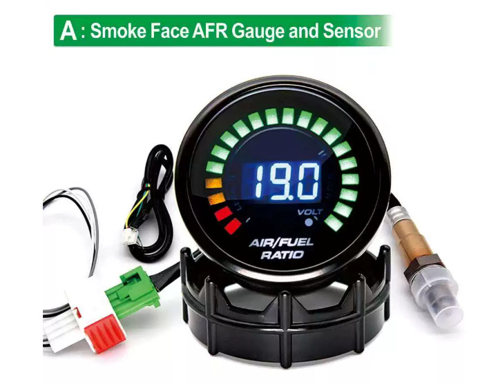 52mm Air Fuel Ratio Gauge Digital AFR Display Narrowband O2 Oxygen Sensor