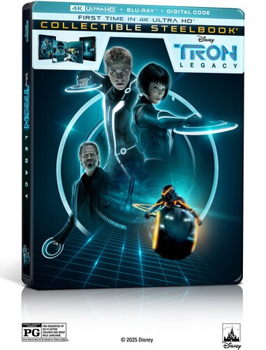 Tron: Legacy (Steelbook) [New 4K UHD Blu-ray] Ltd Ed, With Blu-Ray, Steelbook,