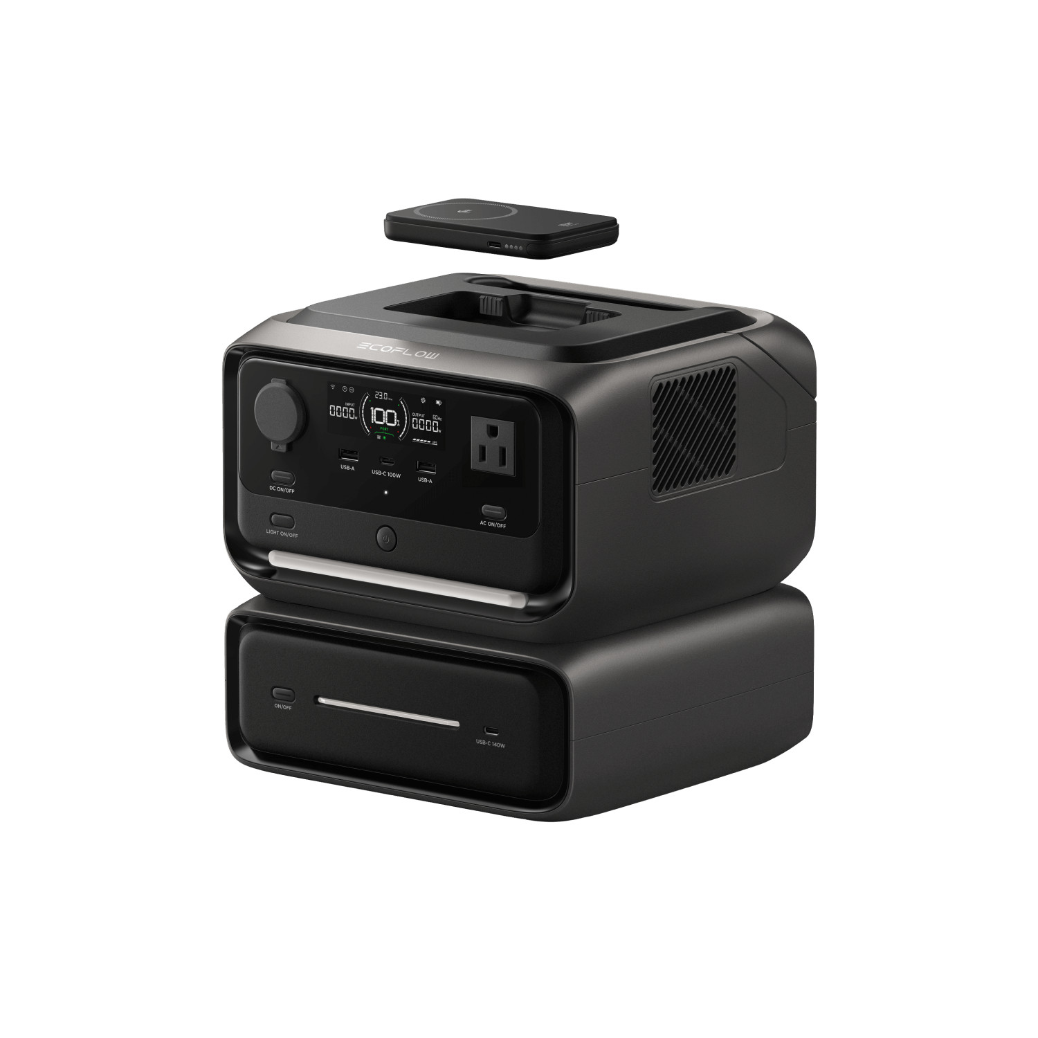 EcoFlow River 3 Plus Wreless 572Wh Portable Power Station + EB300 Extra Battery EcoFlow River 3 Plus Wreless 572Wh Portable Power Station + EB300 Extra Battery